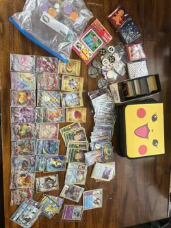 Pokemon Card Collection Storage Auction lot, Tons Of Cards! Evolving Skies Etcc - Image 1