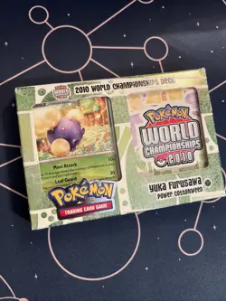 Pokemon 2010 World Championship Deck Yuka Furusawa Sealed Cards Power Cottonweed - Image 1