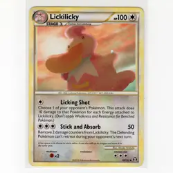 Pokemon TCG Lickilicky 38/102 HGSS Triumphant Regular Uncommon Card EN-MP 2010 - Image 1