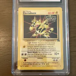 CGC 10 GEM MINT Electabuzz # 2 WB Movie WOTC Black Star PROMO Pokemon Card - Image 4