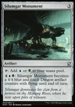 Magic the Gathering MTG Silumgar Monument (243) Dragons of Tarkir NM - Image 1