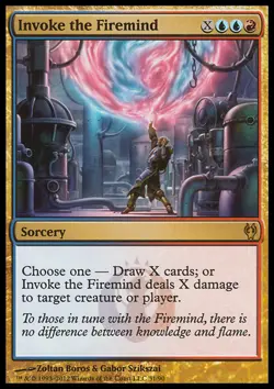 Magic the Gathering MTG Invoke the Firemind (31) DD Izzet vs. Golgari LP - Image 1
