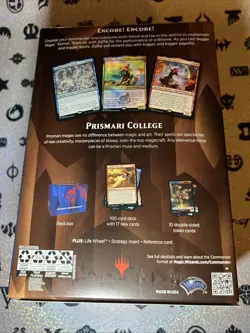 MTG - Strixhaven Commander Deck Prismari Performance SEALED NEW 630509959020 - Image 2