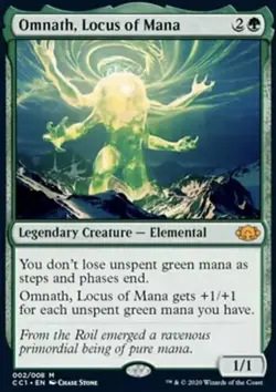 MTG Omnath, Locus of Mana (2) Commander Collection Green NM - Image 1