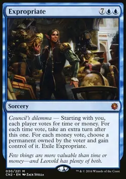 Magic the Gathering MTG Expropriate (30) Conspiracy Take the Crown LP - Image 1