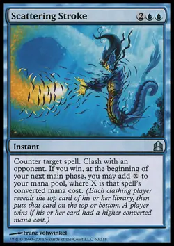 Magic the Gathering MTG Scattering Stroke (60) Commander LP - Image 1