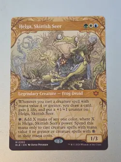 Helga, Skittish Seer (Showcase) Bloomburrow Regular - Image 1