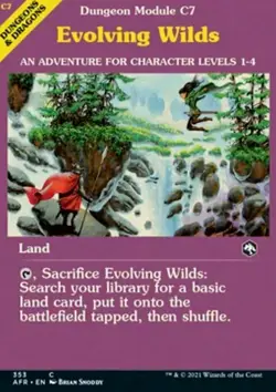 MTG Evolving Wilds (353) Adventures in the Forgotten Realms NM - Image 1