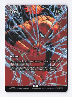 Tangle (Borderless) 0038 (M) MTG Spider-Man Marvel Universe Eternal-Legal (MAR) - Image 1