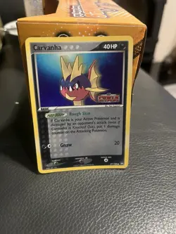 Pokemon Card - Carvanha EX Power Keepers 47/108 Reverse HOLO Stamped - Image 1