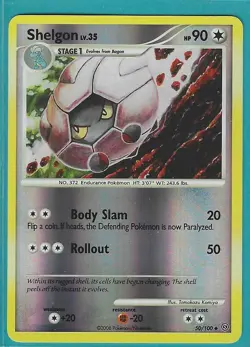Pokemon Stormfront "Shelgon" 50/100 Reverse Holo X1 - Image 1