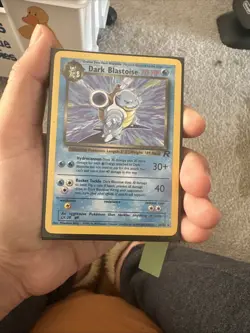 Pokemon TCG Dark Blastoise Non-Holo Rare 20/82 Team Rocket LP Vintage Pokemon - Image 1