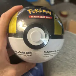 Pokemon Pokeball Tin Ultra Ball D25 Black Gold New Sealed TCG - Image 1
