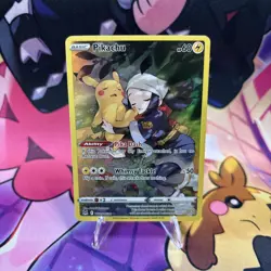 Pokemon TCG Pikachu TG05/TG30 Holo Rare Lost Origin Trainer Gallery - Image 1