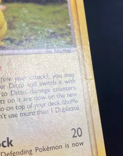 Ditto [Pikachu] 2005 Pokemon EX Delta Species #63/113 Common Moderately Played - Image 2