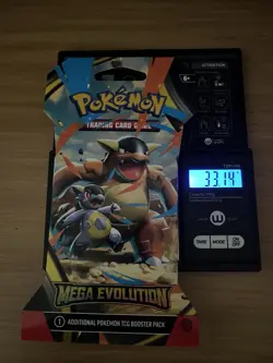 Extremely Heavy 33.14 Pokemon Mega Evolution Booster Pack English | Kangaskhan - Image 1