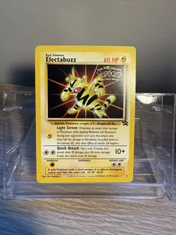 Electrabuzz #2 Black Star Promo Stamped Pokemon 1st Movie Non-Holo LP - Image 1