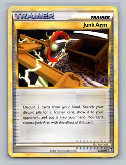 Pokemon TCG Junk Arm 87/102 Triumphant Normal MP - Image 1