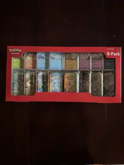 Pokemon Prismatic Evolutions Mini Tins 8-Pack Costco Set New Sealed - Image 1