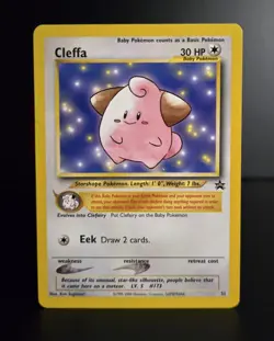 Pokemon TCG - CLEFFA - #31 - WOTC BLACK STAR PROMO - POKEMON LEAGUE (2001) - LP - Image 1