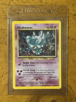 2001 Pokemon Misdreavus Neo Revelation Holo 11/64 RARE TCG WOTC VINTAGE - Image 1