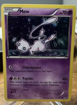 2017 Pokemon Mew XY192 XY Holo Promo Basic - Image 1