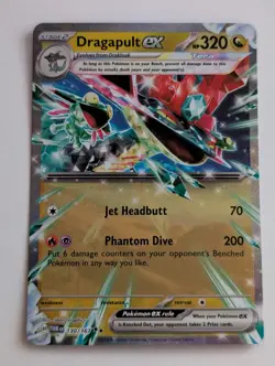 Dragapult ex 130/167 Double Rare Pokemon TCG Twilight Masquerade NM - Image 1