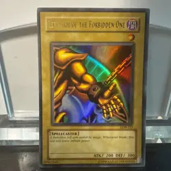 Yugioh Legend of Blue Eyes White Dragon #LOB-123 Left Arm of the Forbidden One - Image 1