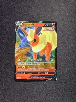 Flareon V SWSH149 Black Star Promo Holo SWSH 2021 Pokemon Card - Image 1