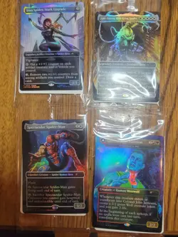 marvel legends magic the gathering cards lot - Image 1