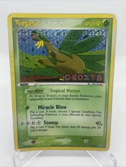 Tropius 27/107 2005 EX Deoxys - Stamped Holo Rare - HP - Pokemon Card TCG - Image 1