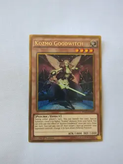 PGL3-EN025 Kozmo Goodwitch Gold Secret Rare 1st Edition Yugioh Card - Image 1
