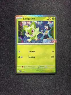 Sprigatito SVP 191 Horizons Stamped Black Star Promo Pokemon Card! - Image 1
