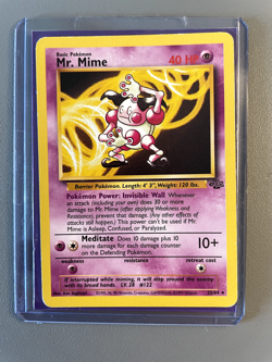 Classic Pokemon Card Bundle - Psychic Pokemon - Mr Mime, Misdreavus, Azelf - Image 2