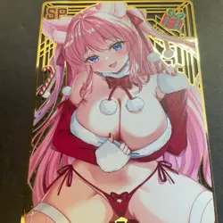 WES - Goddess Story Gold METAL Card - Serial Number #015/100! Anime Girl - Image 4