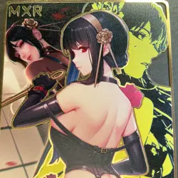 WES - Goddess Story Gold METAL Card - Serial Number #011/200! Yor Spy X Anime - Image 2