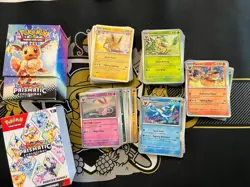 Pokemon TCG Prismatic Evolutions Bulk Cards ~250 cards in booster bundle boxes - Image 1