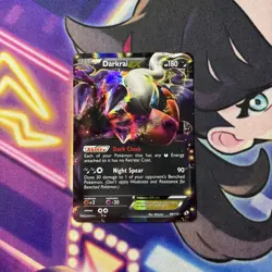 Darkrai EX 88/113 HOLO RARE Legendary Treasures Pokemon Card - Image 1
