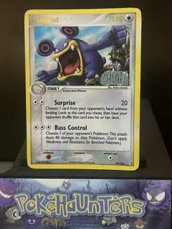 Pokemon Card Loudred 23/100 Reverse Holo Rare EX Crystal Guardians Played - Image 1