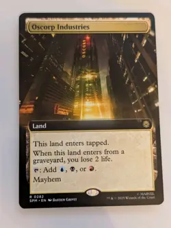 MTG Oscorp Industries (Extended Art) R Marvel's Spider-Man 282 REGULAR - NM - Image 1