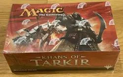 Khans of Tarkir Factory Sealed English Booster Box mtg Magic the Gathering - Image 1