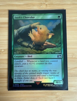 Magic the Gathering: Sazh's Chocobo Final Fantasy Foil NM - Image 1