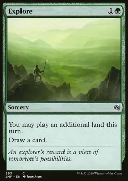 Magic the Gathering MTG Explore (393) Jumpstart NM - Image 1