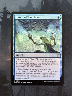 Into the Flood Maw Bloomburrow Foil - Image 1