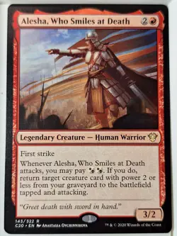 Alesha, Who Smiles at Death - Commander 2020 - Magic the Gathering MTG Nice! - Image 1
