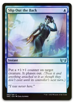 Slip Out the Back #62 (Foil) (NM) Streets New Capenna SNC Magic MTG - Image 1