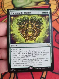 Archdruid's Charm Murders at Karlov Manor MTG NM - Image 1