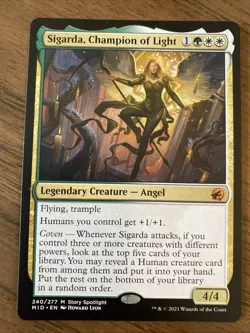 Sigarda, Champion of Light Innistrad: Midnight Hunt Regular - Image 1