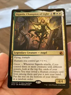 Sigarda, Champion of Light Innistrad: Midnight Hunt Regular - Image 3
