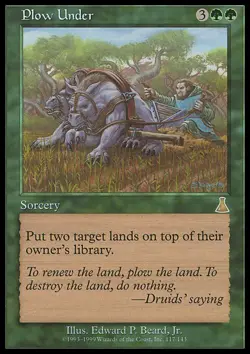 Plow Under x1 1x Urza's Destiny NM MTG - Image 1